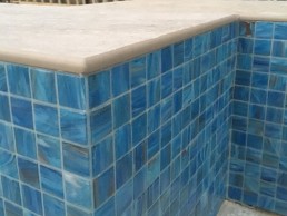 blue tiled pool area - gallery